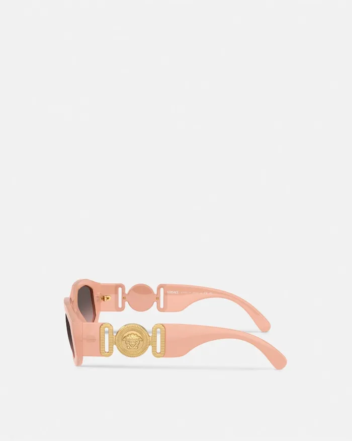 Versace Sunglasses WomenMen Medusa Biggie Sunglasses Goldpink