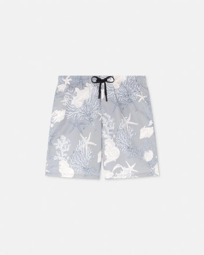 Versace Swimwear Men Barocco Sea Boardshorts Blueprint