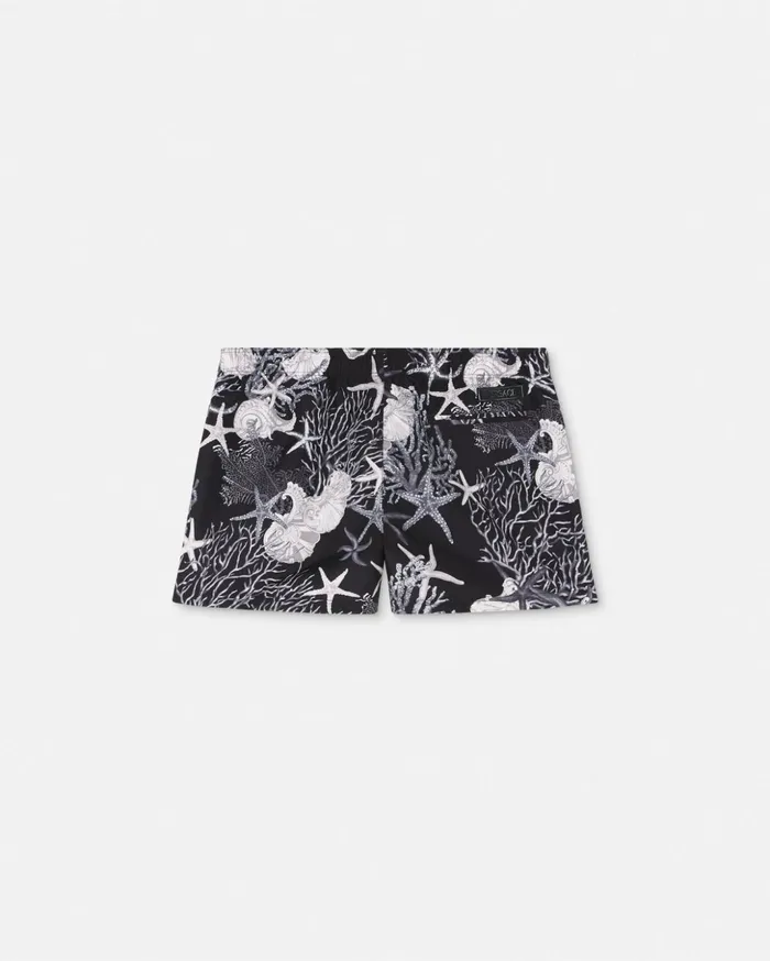 Versace Swimwear Men Barocco Sea Swim Shorts Blackprint