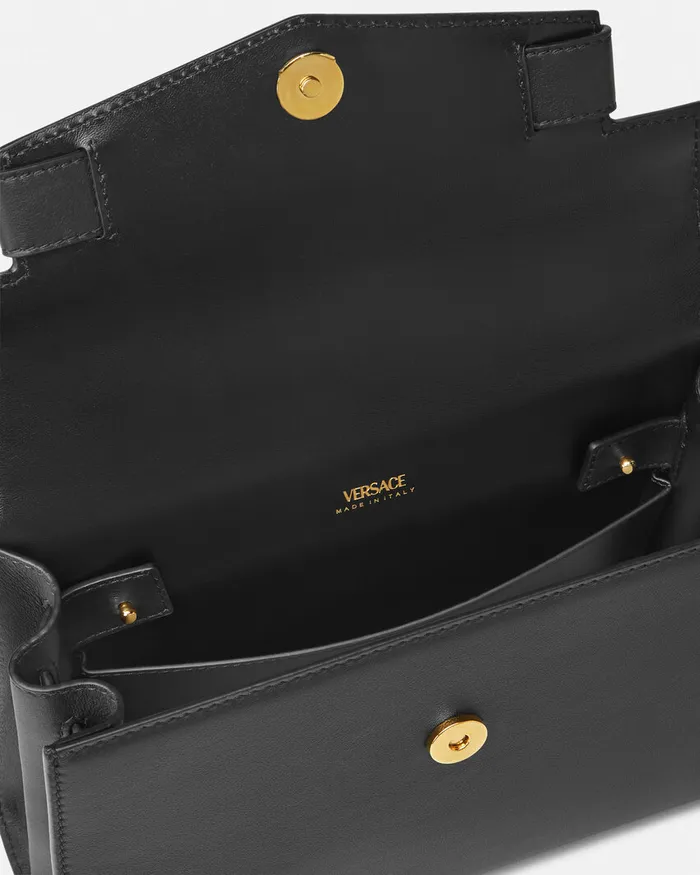 Versace Top Handle Women Medusa 03995 Handbag Blackgold