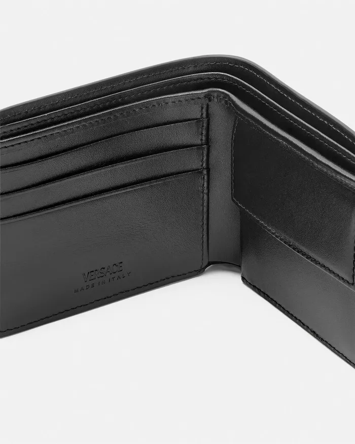 Versace Wallets Men Barocco Jacquard Wallet Blackprint