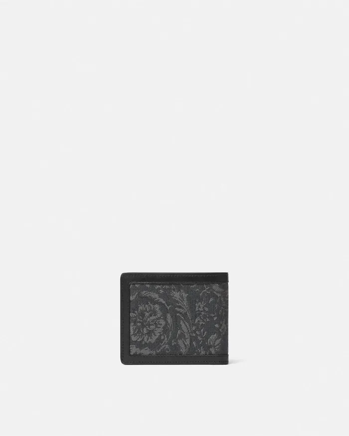 Versace Wallets Men Barocco Jacquard Wallet Blackprint