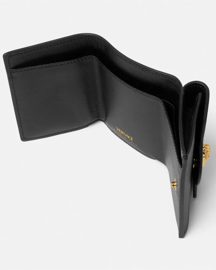 Versace Wallets Women La Medusa Wallet Blackgold