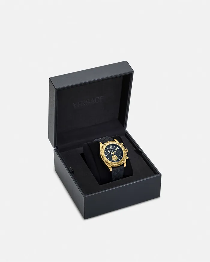 Versace Watches Men Chrono X Watch Blackgold