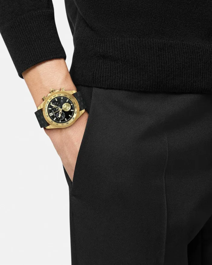 Versace Watches Men Chrono X Watch Blackgold