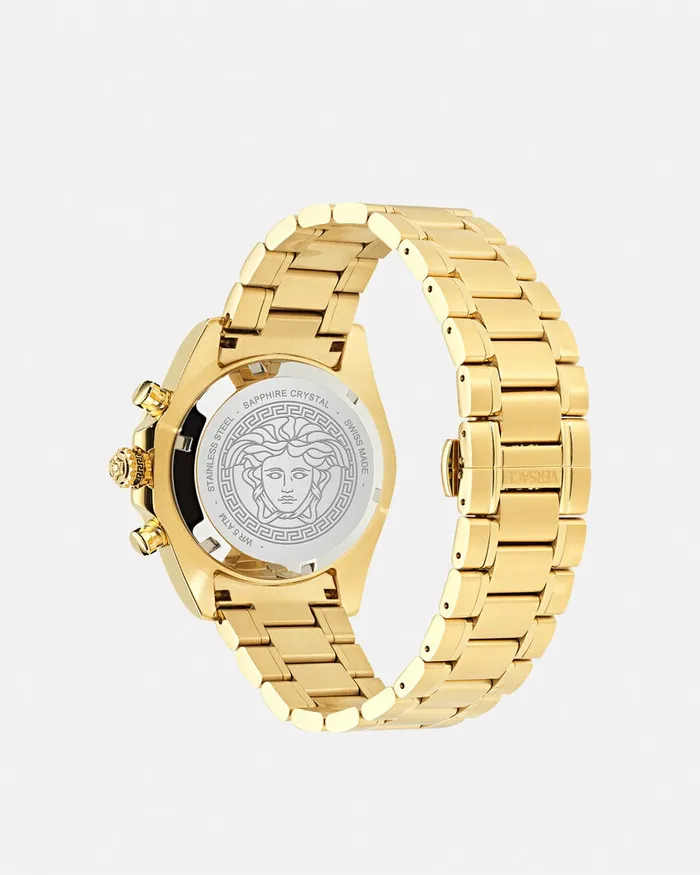 Versace Watches Men Chrono X Watch Gold