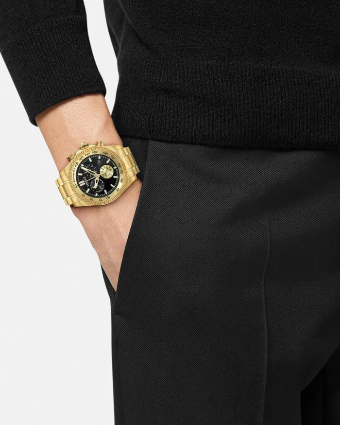 Versace Watches Men Chrono X Watch Gold