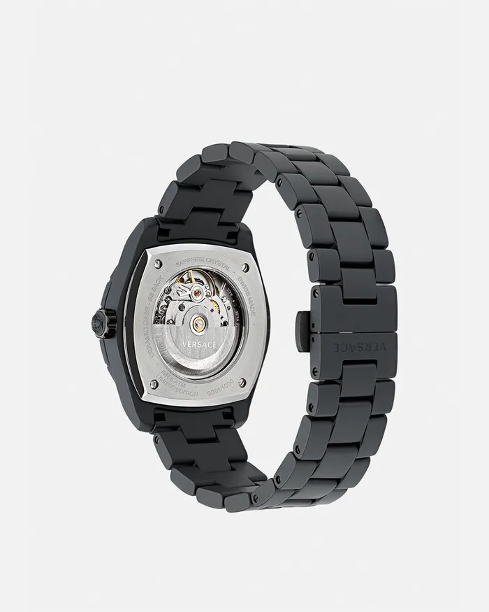 Versace Watches Men Dv One Automatic Watch Black