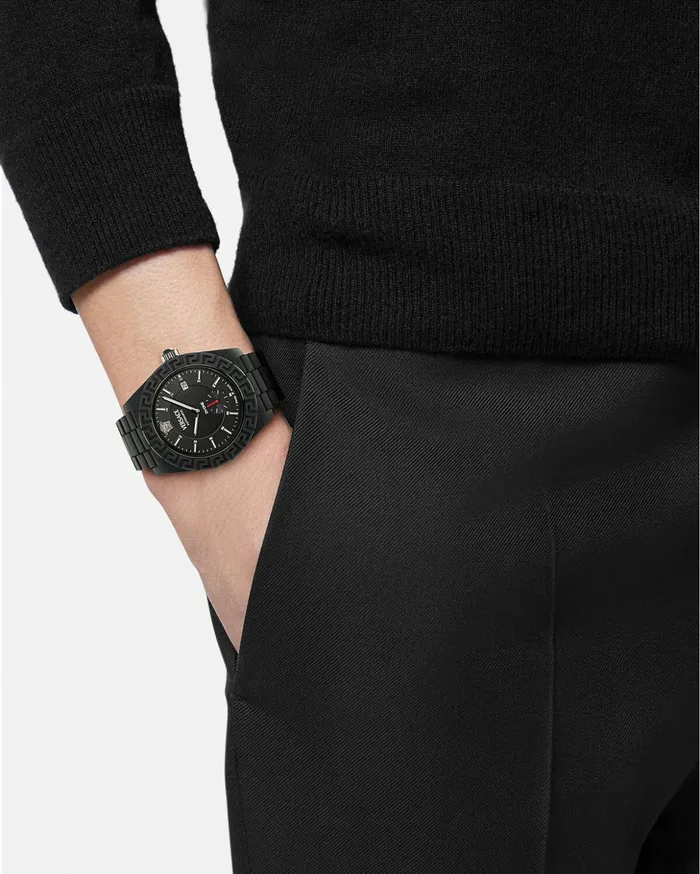 Versace Watches Men Dv One Automatic Watch Black