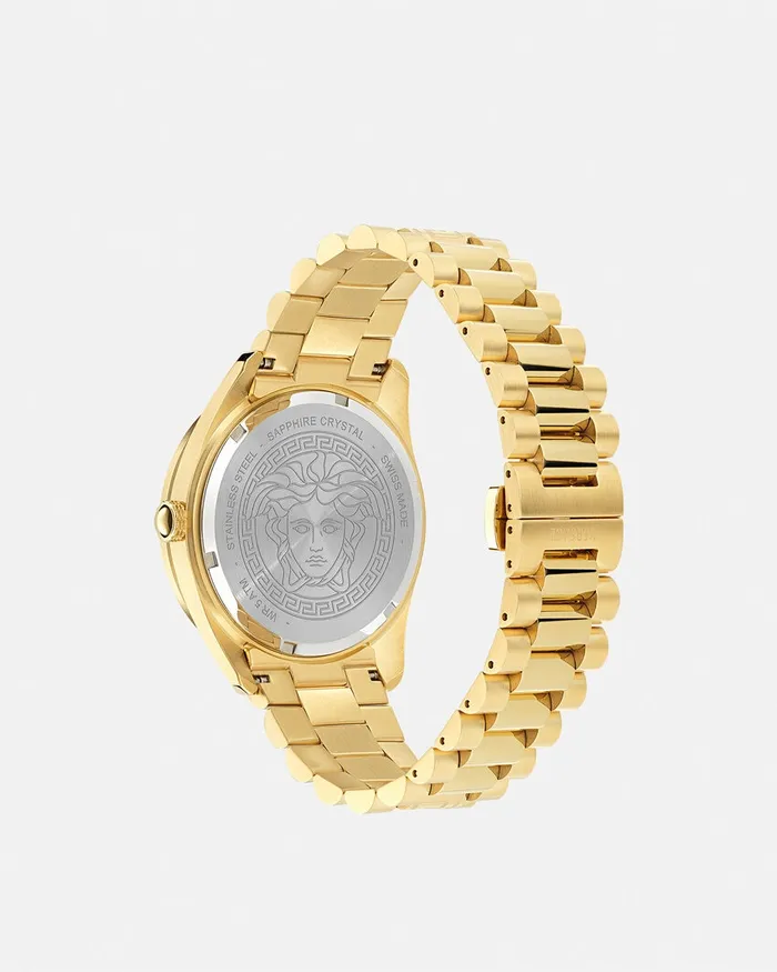 Versace Watches Men VDome Watch Blackgold