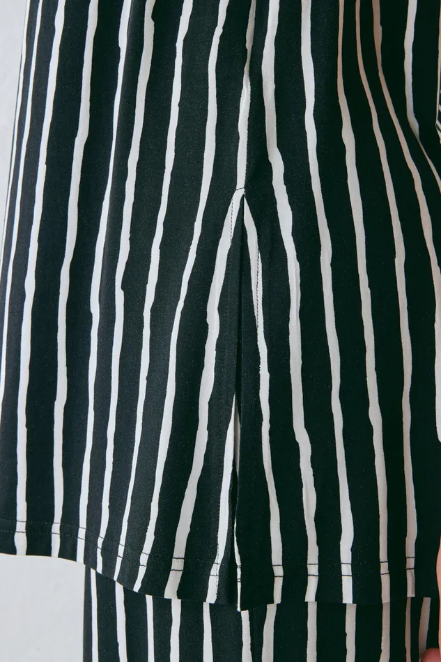 VRG GRL Aster Top Black Stripe Women Sets VRG GRL Aster Top Black Stripe Women Sets