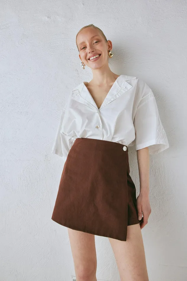 VRG GRL Cove Skort Chocolate Women Skorts