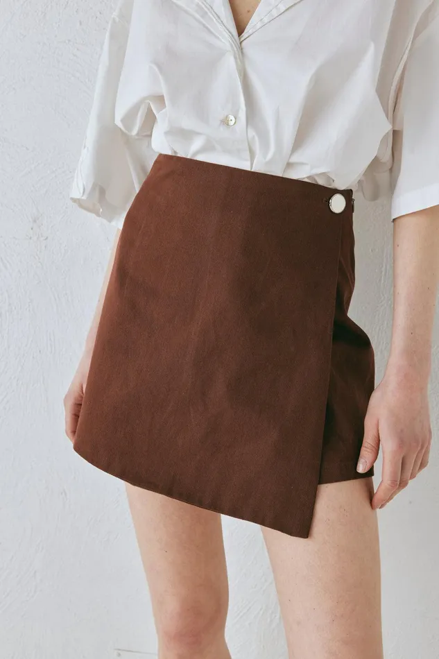 VRG GRL Cove Skort Chocolate Women Skorts