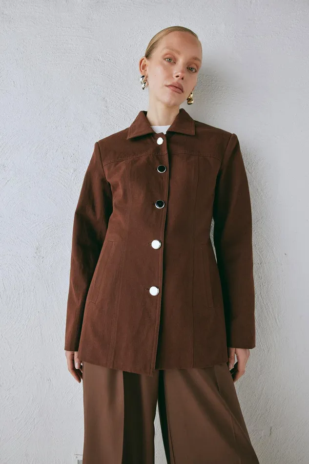VRG GRL Esti Jacket Chocolate Women Sets