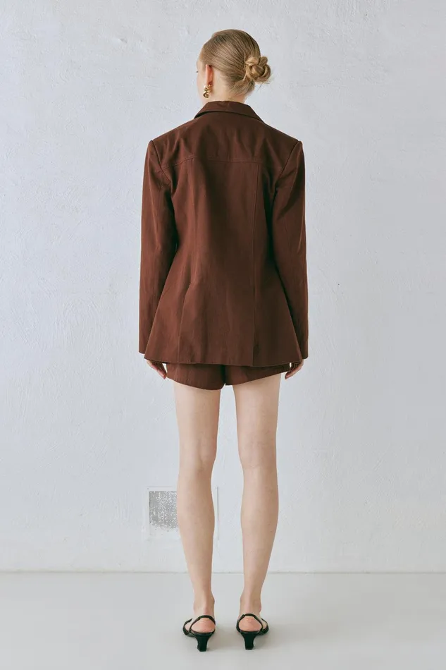VRG GRL Esti Jacket Chocolate Women Sets