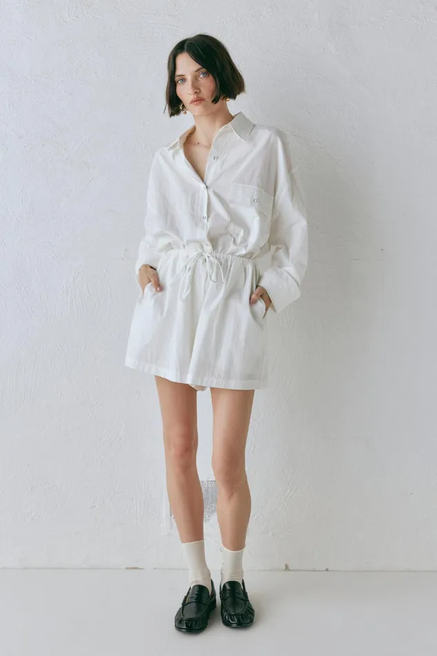 VRG GRL June Shirt White Women Long Sleeve VRG GRL June Shirt White Women Long Sleeve