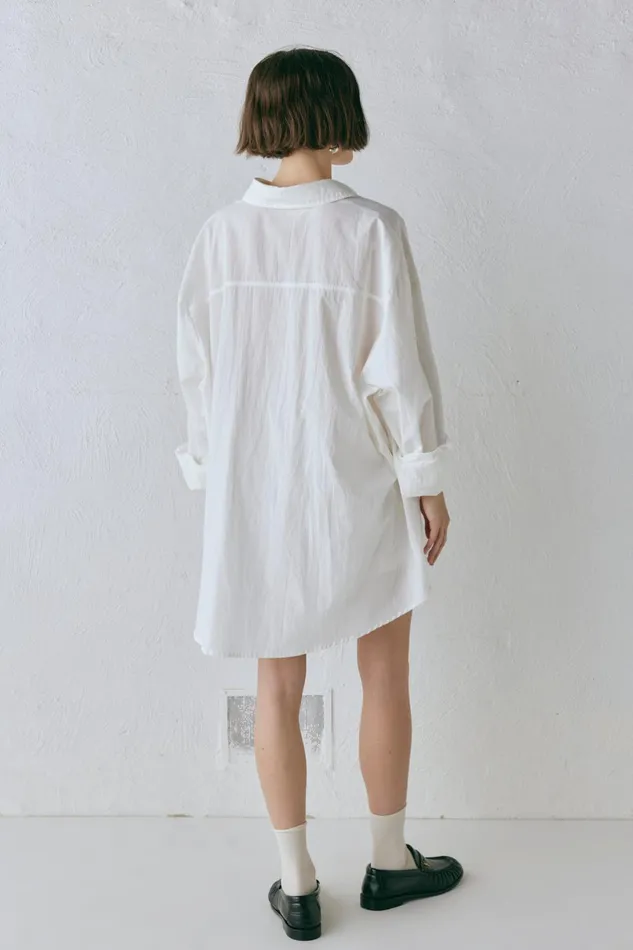 VRG GRL June Shirt White Women Long Sleeve VRG GRL June Shirt White Women Long Sleeve