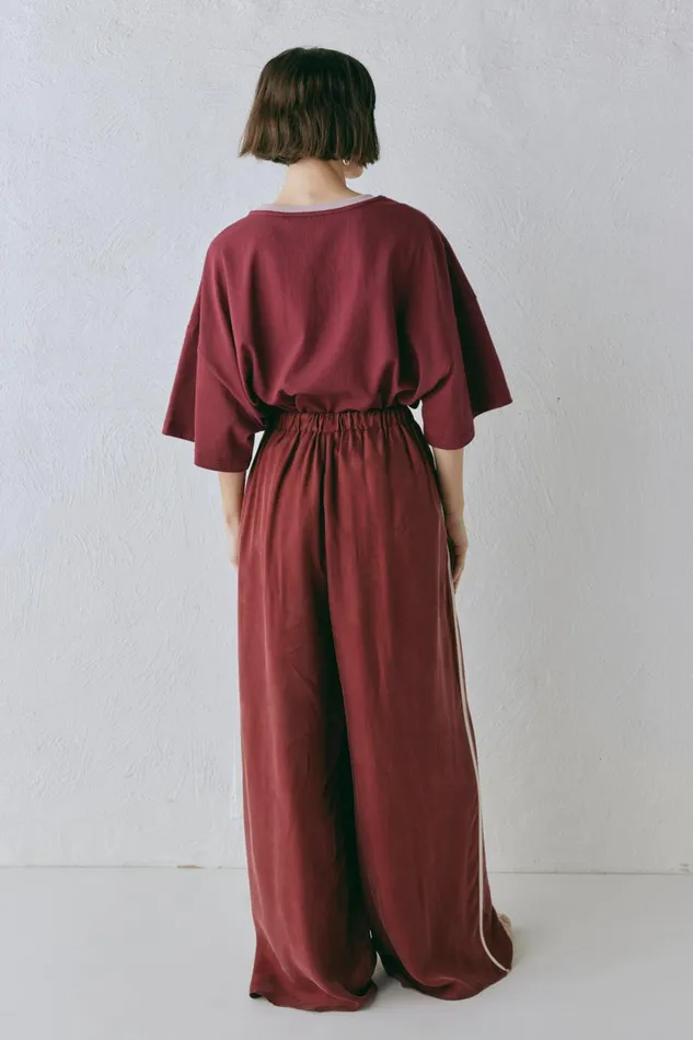 VRG GRL Moonscapes Pants Wine Women Pants VRG GRL Moonscapes Pants Wine Women Pants