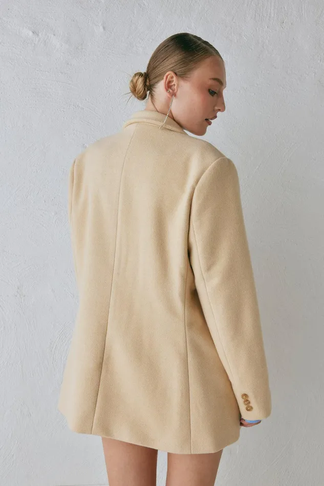 VRG GRL Nada Blazer Butter Women Sets