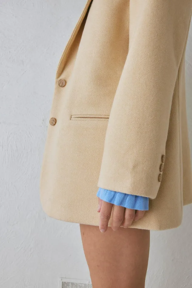VRG GRL Nada Blazer Butter Women Sets