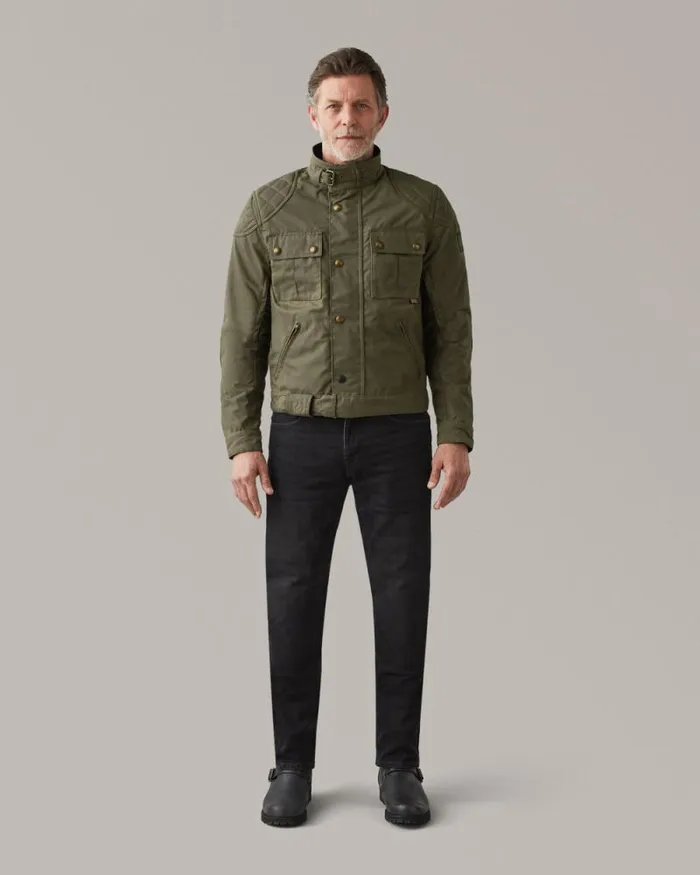 Waxed Jackets Men Belstaff Brooklands Motorcycle Jacket Olive Green Waxed Jackets Men Belstaff Brooklands Motorcycle Jacket Olive Green
