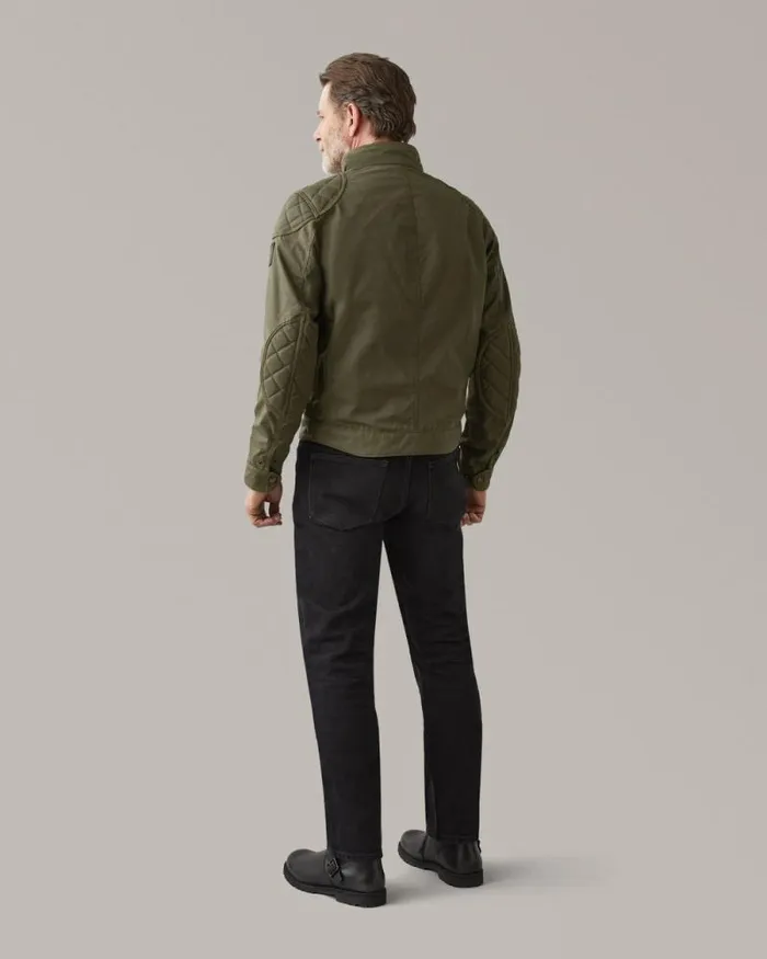 Waxed Jackets Men Belstaff Brooklands Motorcycle Jacket Olive Green Waxed Jackets Men Belstaff Brooklands Motorcycle Jacket Olive Green