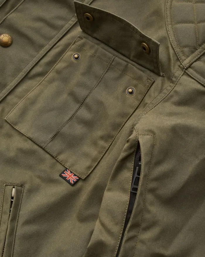 Waxed Jackets Men Belstaff Brooklands Motorcycle Jacket Olive Green Waxed Jackets Men Belstaff Brooklands Motorcycle Jacket Olive Green