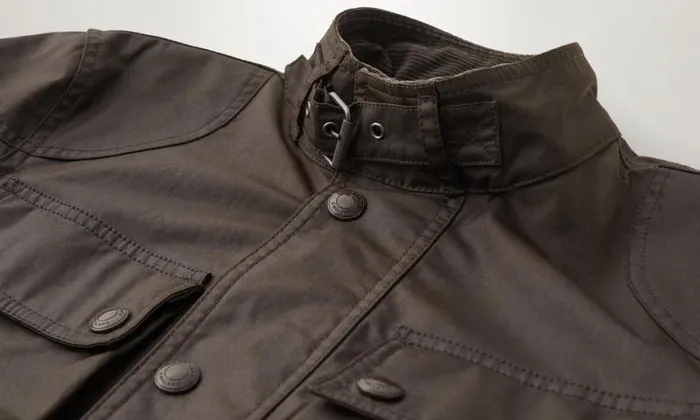 Waxed Jackets Men Belstaff Racemaster Jacket Burnt Oak