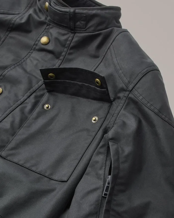 Waxed Jackets Men Belstaff Waymaster Motorcycle Waxed Cotton Jacket Black Waxed Jackets Men Belstaff Waymaster Motorcycle Waxed Cotton Jacket Black