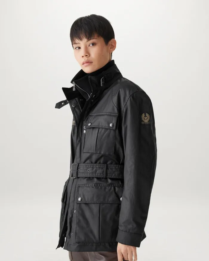 Waxed Jackets Women Belstaff Heirloom Trialmaster Jacket Black Waxed Jackets Women Belstaff Heirloom Trialmaster Jacket Black