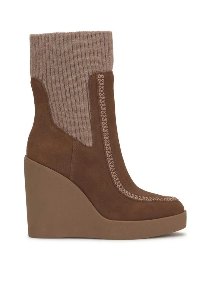 Wedges Shoes Jessica Simpson Madwen Wedge Bootie In Tobacco