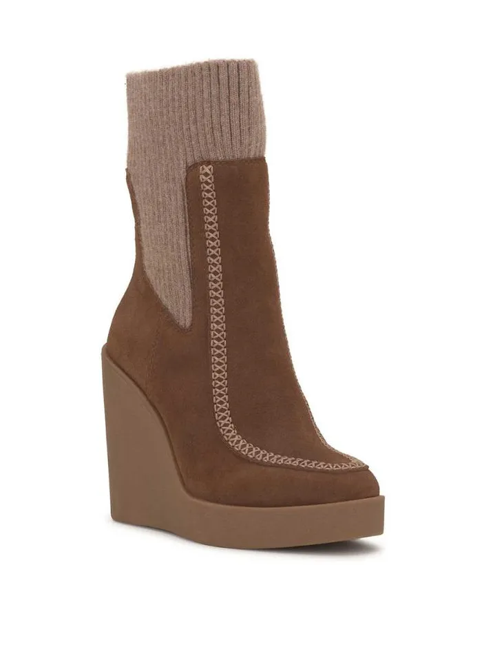 Wedges Shoes Jessica Simpson Madwen Wedge Bootie In Tobacco