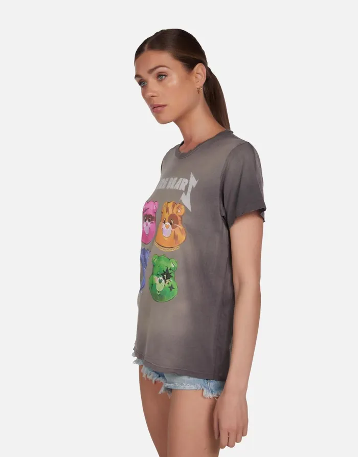 Wolf Rock Care Bears Vintage Smoke Women039s Lauren Moshi Short Sleeve