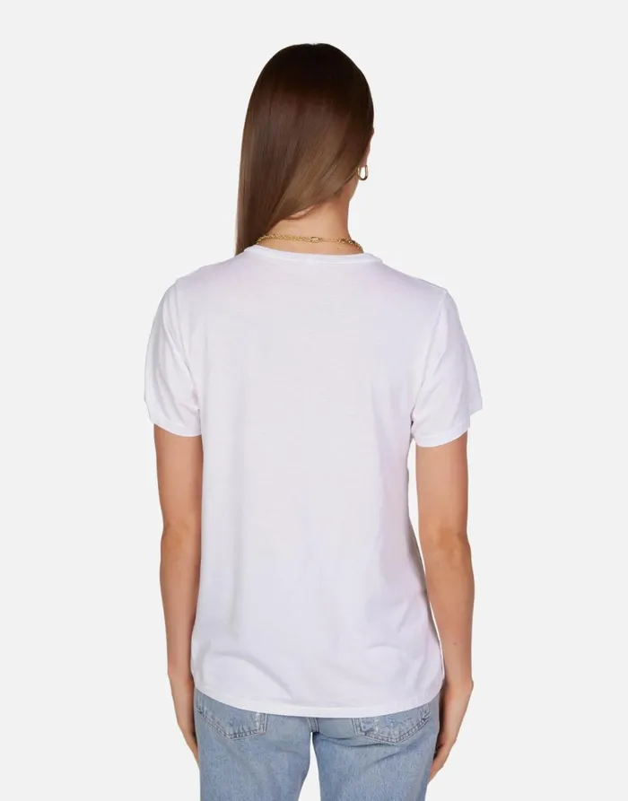 Wolf X Happy Thoughts White Women039s Lauren Moshi Short Sleeve