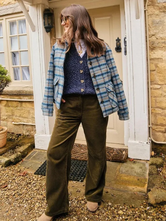 Women Amelia Check Jacket Blue Multi White Stuff Coats and Jackets Women Amelia Check Jacket Blue Multi White Stuff Coats and Jackets