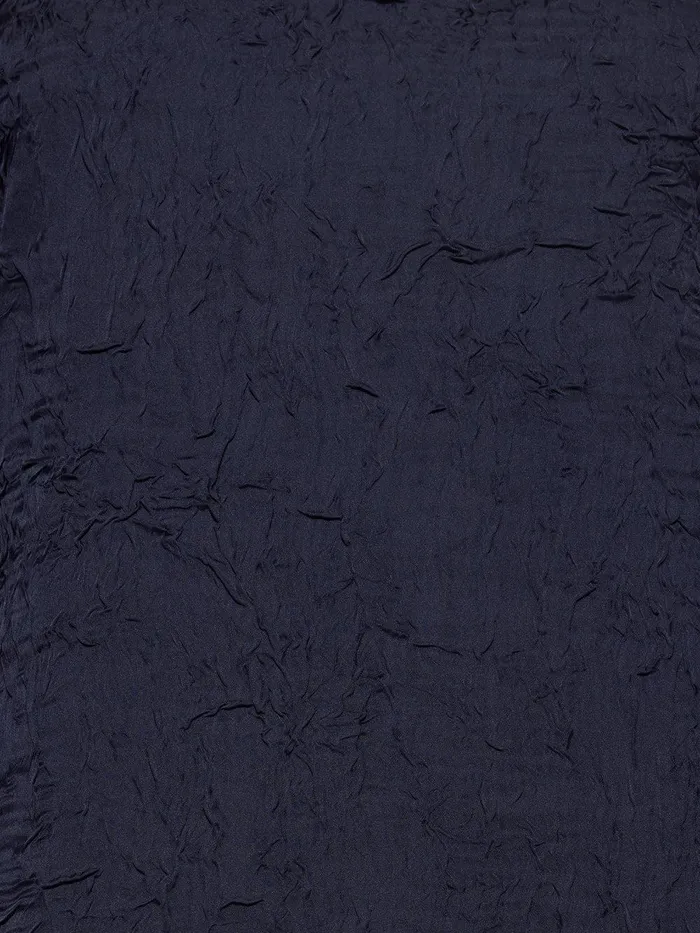 Women Asymmetric Textured Dress Navy Jigsaw Coords