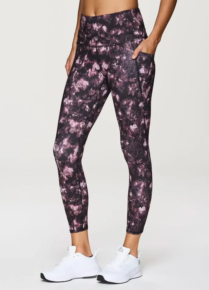 Women Autumn Meadows Super Soft 78 Legging Multi RBX Active Leggings