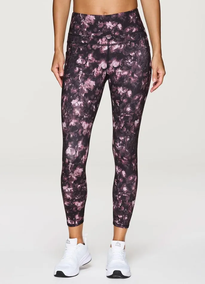 Women Autumn Meadows Super Soft 78 Legging Multi RBX Active Leggings