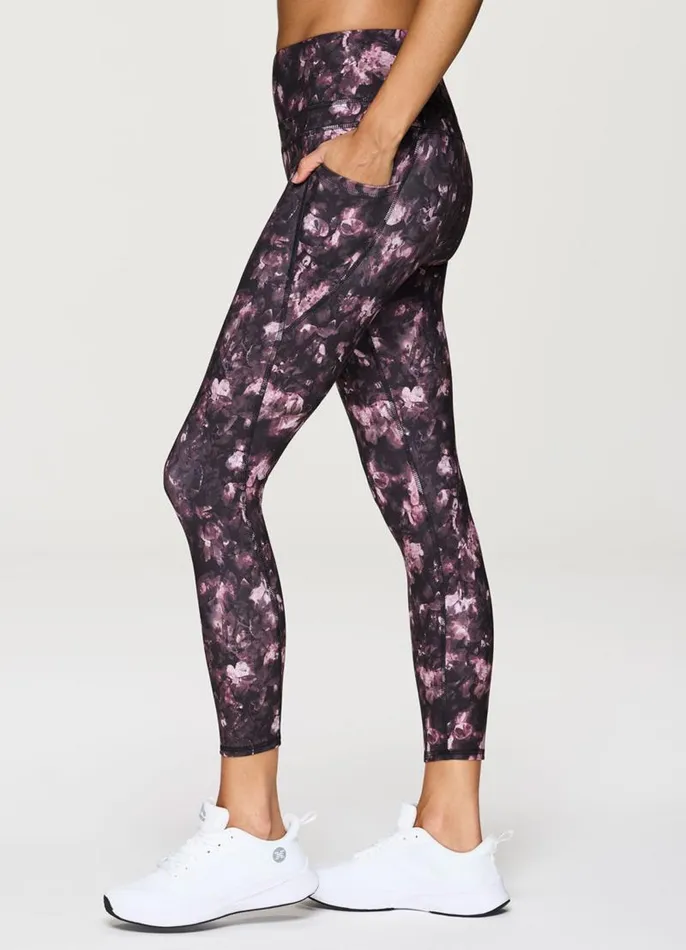 Women Autumn Meadows Super Soft 78 Legging Multi RBX Active Leggings