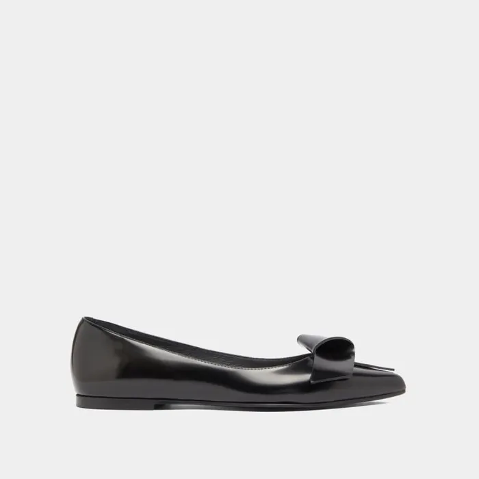 Women Ballet Flats With Pointed Toes Black JONAK Ballet Flats