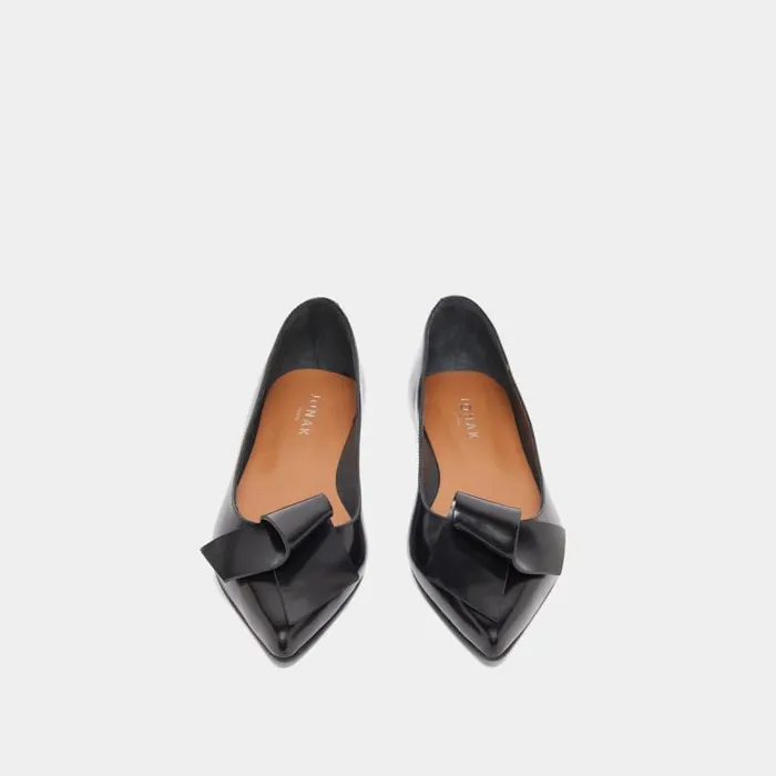 Women Ballet Flats With Pointed Toes Black JONAK Ballet Flats