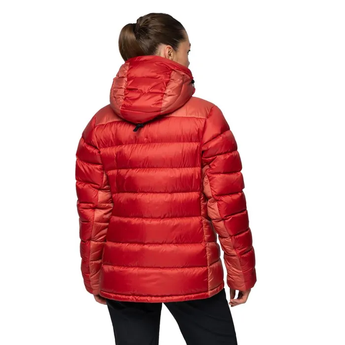 Women Bergans Of Norway Down Jackets Vaagaa Allround Down Jacket Rusty Dust Crimson Red