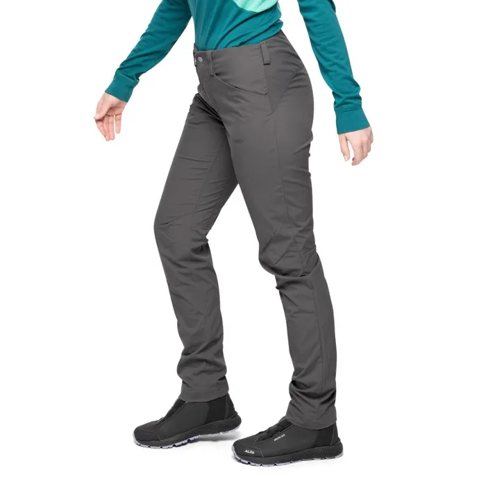 Women Bergans Of Norway Hiking Pants Utne V5 W Pants Solid Charcoal