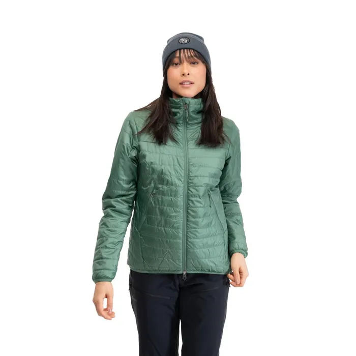 Women Bergans Of Norway Insulated Jackets Rros Light Insulated W Jacket Dark Jade Green