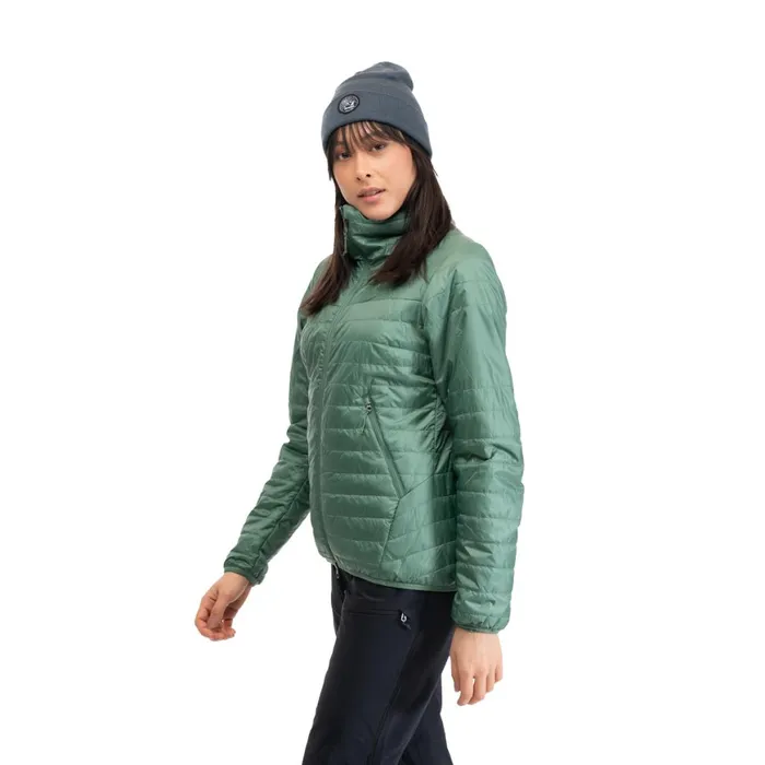 Women Bergans Of Norway Insulated Jackets Rros Light Insulated W Jacket Dark Jade Green