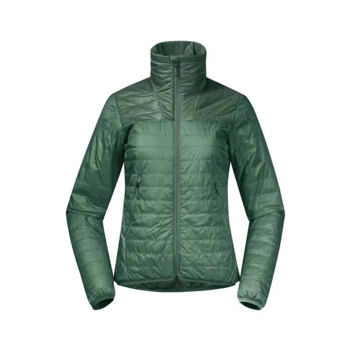 Women Bergans Of Norway Insulated Jackets Rros Light Insulated W Jacket Dark Jade Green