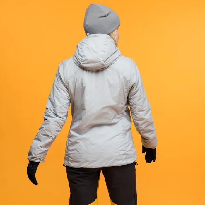 Women Bergans Of Norway Insulation Y Mountainline Insulated Windbreaker Jacket Pearl Grey