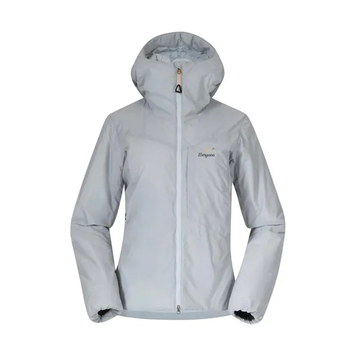 Women Bergans Of Norway Insulation Y Mountainline Insulated Windbreaker Jacket Pearl Grey