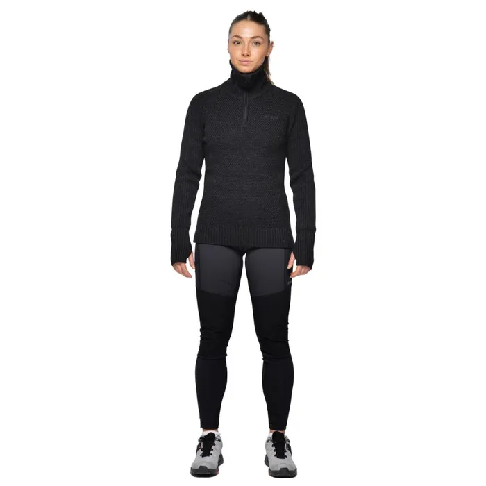 Women Bergans Of Norway Jumpers And Long Sleeves Ulriken Jumper Black