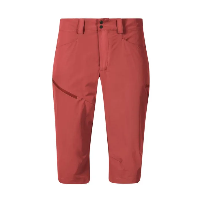 Women Bergans Of Norway Pirate Pants Vandre Light Softshell Long Shorts Rusty Dust